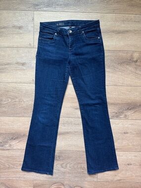 Kut from the Kloth Dark Indigo Baby Bootcut Jeans - 6S